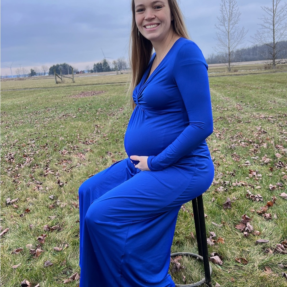 Maternity dress wore once for pictures